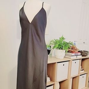 Wilfred Only slip dress in Elegant Charcoal Sz L. Brand New. Tags on.